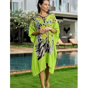 Туника для пляжа Mia-Amore MONTEREY 7330, Цвет: зеленый, Размеры: 4XL/5XL