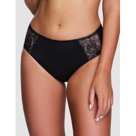 Трусы слипы из микрофибры Senselle PLATINUM 2010008 черный/серебристый пион, Цвет: черный/пион, Размеры: XL