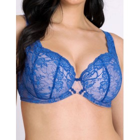 Бюстгальтер балконет тюльпан Subtille CALIBRI ULTRAMARINE full cup, Цвет: ультрамарин, Размеры: 70C