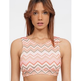 Пляжный топ UNICONF CBB263 TROPICAL FEVER, Цвет: розовый, Размеры: M