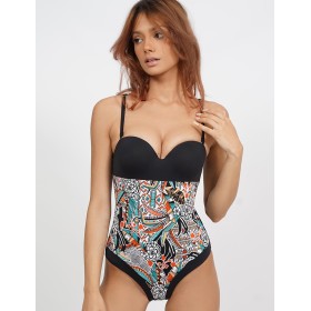 Совместный купальник бандо UNICONF CBI252 AFRICA, Цвет: черный, Размеры: 75C