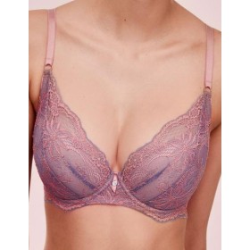 Кружевной бюстгальтер пуш-ап Alles MADERA P-UP, Цвет: сиреневый, Размеры: 70G