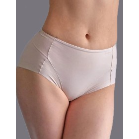 Хлопковые трусы-миди с утяжкой Janira SHAPE COTTON BAND 1032076 dune, Цвет: dune (песочный), Размеры: L