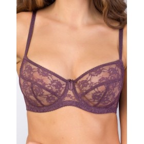 Бюстгальтер с мягкими кружевными чашками Lina A 6010 крокус, Цвет: крокус, Размеры: 80F