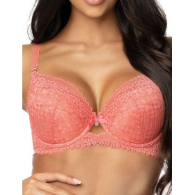 Бюстгальтер балконет пуш-ап MAT MADDIE koral M-3633-11-1, Цвет: коралловый, Размеры: 75F