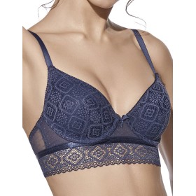 Формованный бюстгальтер Selene LYDIA темно-синий, Цвет: темно-синий, Размеры: 80B