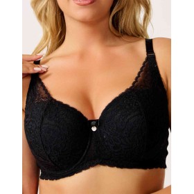 Бюстгальтер балконет VOVA PATRICE V42720 черный, Цвет: черный, Размеры: 80E