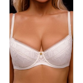 Бюстгальтер балконет Coquette Revue IMPRESSIVE 89109-01, Цвет: молоко, Размеры: 85F