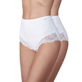 Трусы слипы Janira PACK-2 BRAGA ESENCIAL 1031398 в наборе (2шт) blanco, Цвет: blanco (белый), Размеры: L