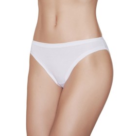 Хлопковые трусы бразилиана Janira PACK 2 BRASILIAN ESENCIAL 1032023 в наборе (2шт) blanco, Цвет: blanco (белый), Размеры: L