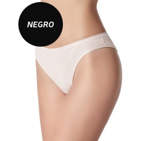 Хлопковые трусы бразилиана Janira PACK 2 BRASILIAN ESENCIAL 1032023 в наборе (2шт) negro, Цвет: negro (черный), Размеры: M