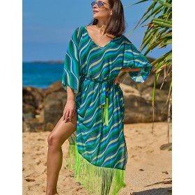 Длинная туника Mia-Amore TALASSA 7358, Цвет: синий, Размеры: 4XL/5XL