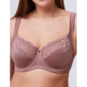 Бюстгальтер мягкий с подкроем Nikol Djumon 132 15B кофейно-розовый, Цвет: кофейно-розовый, Размеры: 75I