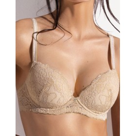 Бюстгальтер балконет Sielei ALLURE 2688 cipria, Цвет: cipria (телесный), Размеры: 80C