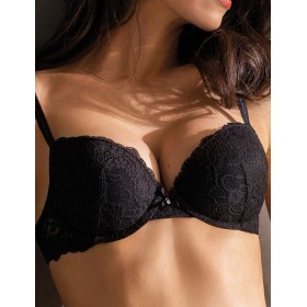 Бюстгальтер с гелевым пуш-ап Sielei ALLURE 2674 nero, Цвет: nero (черный), Размеры: 70B