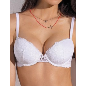 Бюстгальтер пуш-ап Sielei ALLURE 2680 bianco, Цвет: bianco (белый), Размеры: 70B