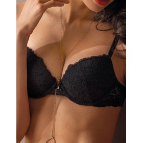 Бюстгальтер пуш-ап Sielei ALLURE 2680 nero, Цвет: nero (черный), Размеры: 70B