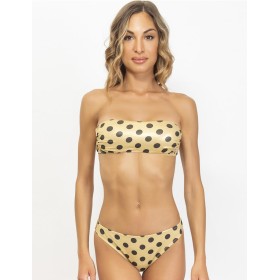Раздельный купальник бандо бразилиана Sielei CO85 oro, Цвет: oro (золотой), Размеры: 75B