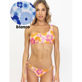 Цветной купальник с топом Sielei OP50+OP60 bianco, Цвет: bianco (белый), Размеры: 80B