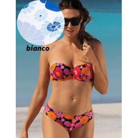 Купальник бандо с пуш-ап Sielei OP57+OP63 bianco, Цвет: bianco (белый), Размеры: 75B