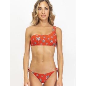 Яркий купальник с топом Sielei RS50+RS60 rosso, Цвет: rosso (красный), Размеры: 80B