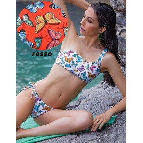 Купальник бикини топ Sielei TE50+TE60 rosso, Цвет: rosso (красный), Размеры: 75B