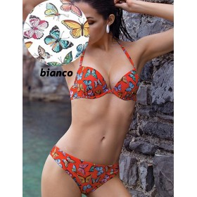 Открытый купальник пуш-ап Sielei TE56+TE68 bianco, Цвет: bianco (белый), Размеры: 75C