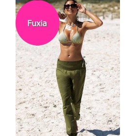 Брюки хлопок Sielei TL64 fuxia, Цвет: fuxia (фуксия), Размеры: S