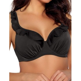 Бюстгальтер купальный мягкая чашка AVA SK213 черный, Цвет: черный, Размеры: 100C
