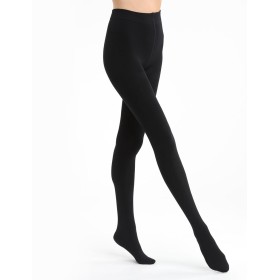 Плотные колготки Dim 01K7 THERMO 143 den, Цвет: черный, Размеры: 3/4