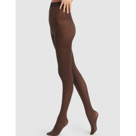 Велюровые колготки Dim 1312 STYLE OPAQUE 50 den шоколад, Цвет: шоколад, Размеры: 1/2