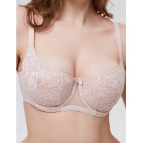 Мягкий кружевной бюстгальтер Elli 6000 серебристый пион, Цвет: серебристый пион, Размеры: 80D