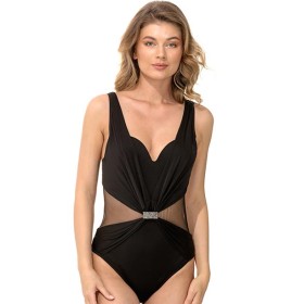 Слитный купальник с формованной чашкой Jolidon FR5U черный, Цвет: черный, Размеры: 75B