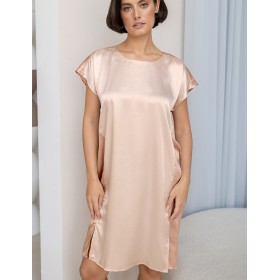 Шелковая туника Mia-Amore HAILEY 7304, Цвет: миндальный, Размеры: S/M