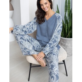 Комплект из тканной вискозы Mia-Amore PACIFIC OCEAN 1976, Цвет: голубой, Размеры: L