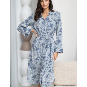 Удлиненная рубашка Mia-Amore PACIFIC OCEAN 1977, Цвет: голубой, Размеры: XL