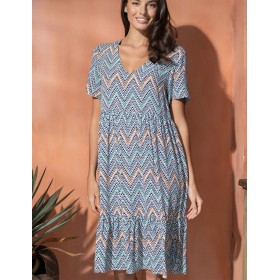 Платье-туника вискоза Mia-Amore VEGAS 1990 синий, Цвет: синий, Размеры: S/M