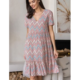 Платье-туника вискоза Mia-Amore VEGAS 1990 красный, Цвет: красный, Размеры: 4XL/5XL