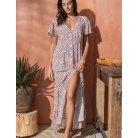 Длинное платье-туника Mia-Amore VEGAS 1999 красный, Цвет: красный, Размеры: 4XL