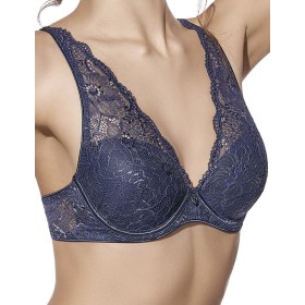 Бюстгальтер бралетт на каркасах Selene IRINA темно-синий, Цвет: темно-синий, Размеры: 70C