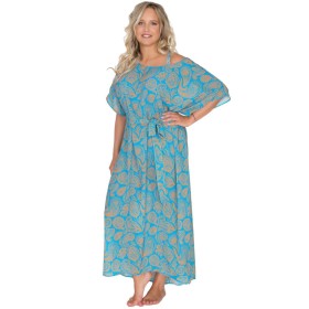 Легкое пляжное платье Akcent 5, Цвет: голубой, Размеры: L/XL