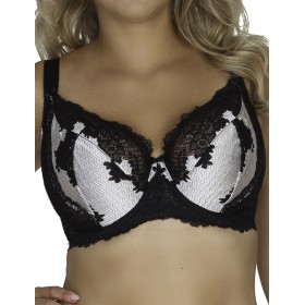 Мягкий бюстгальтер на большую грудь Akcent A-93 M, Цвет: черный, Размеры: 75H