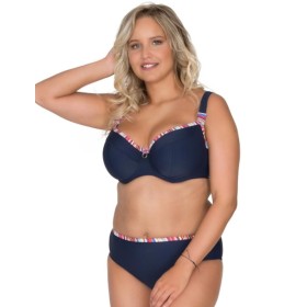 Классические женские плавки Akcent AN242 slip, Цвет: темно-синий, Размеры: 5XL