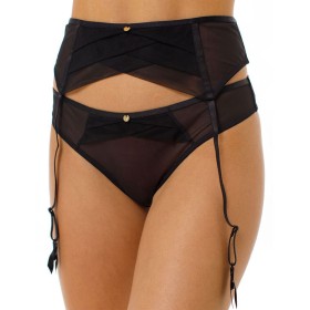 Пояс для чулок Coquette Revue CHANTE 66124-06, Цвет: черный, Размеры: S