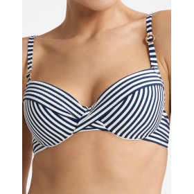 Бюст купальный с пуш-ап Esotiq CARI 40766, Цвет: синий+белый, Размеры: 70D/75C
