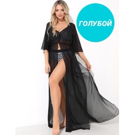 Пляжное платье Jolidon FQJ1U голубой, Цвет: голубой, Размеры: L