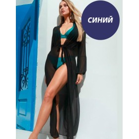 Пляжное платье Jolidon FQR4U синий, Цвет: синий, Размеры: M