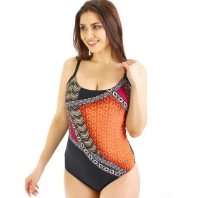 Совместный купальник Naturana 73405 ZENITH черный/охра, Цвет: черный/охра, Размеры: 75D