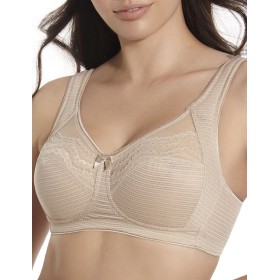 Мягкий бюстгальтер без косточек Selene ALESSIA серо-бежевый, Цвет: серо-бежевый, Размеры: 105C