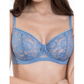 Кружевной мягкий бюстгальтер балконет Lina A 3069 ниагара, Цвет: ниагара, Размеры: 70E